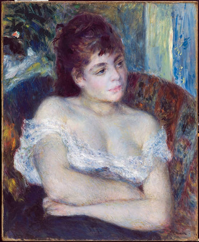 Woman In An Armchair by Pierre-Auguste Renoir