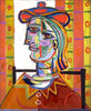 Woman With Beret And Collar (Femme au beret et la collerette) – Pablo Picasso Painting - Canvas Prints