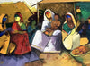 Women At The Market - Maqbool Fida Husain - Canvas Prints