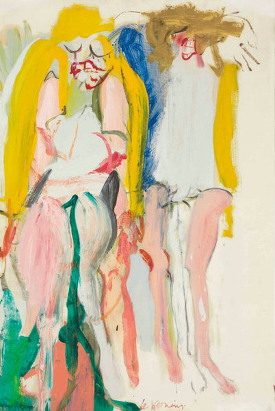 Women Singing - Willem de Kooning - Abstract Expressionist Painting - Canvas Prints