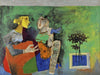 Women Talking - M F Husain - Painting - Life Size Posters