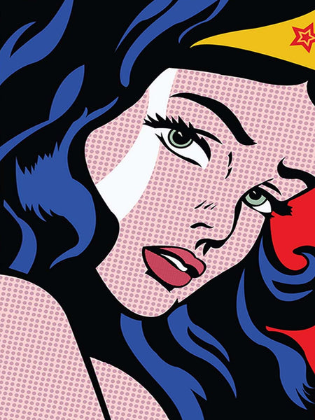 Wonder Woman - Roy Lichtenstein - Life Size Posters