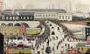 Workers Walking To Manchester Railway Station - L S Lowry - Canvas Prints