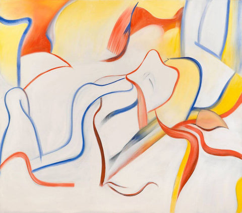 XIX 1983 - Willem de Kooning - Abstract Expressionist Paintng - Canvas Prints by Willem de Kooning