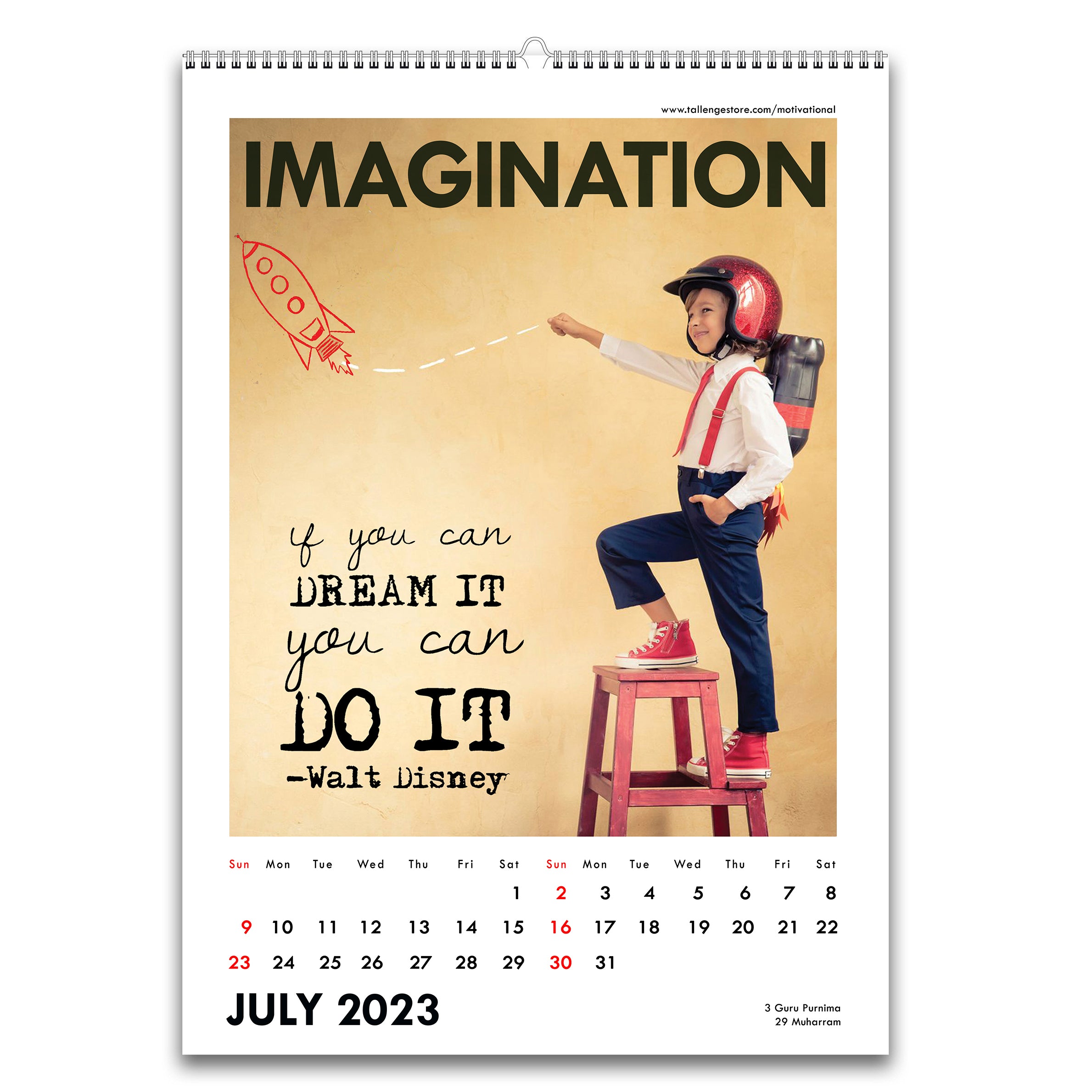 Desk Calendar 2024 Motivational Quotes by Tallenge Store Buy 2018