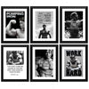 Arnold Schwarzenegger - Set of 10 Framed Poster Paper - (12 x 17 inches)each