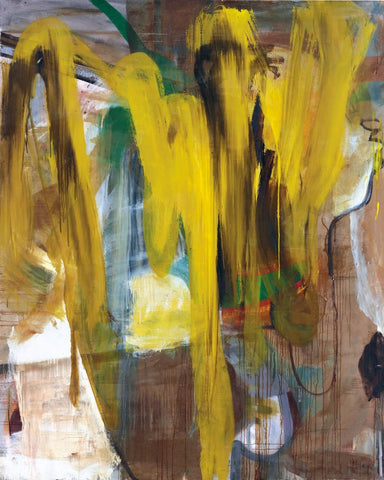 Yellow Abstract - Contemporary Abstract Art - Canvas Prints