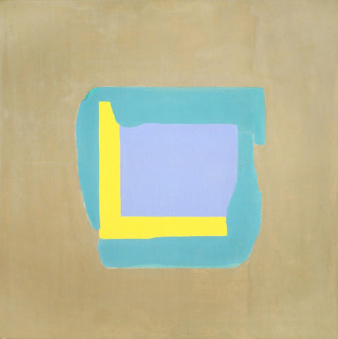 Yellow Composition - Mark Vaux - Abstract Painting - Posters by Emily