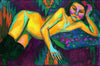 Yellow and Purple Nude - Life Size Posters