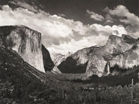 Yosemite Park - Ansel Adams - American Landscape Photograph - Posters by Ansel Adams