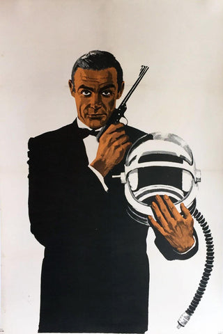 You Only Live Twice - Sean Connery - James Bond 007 - Hollywood Action Movie Art Poster - Art Prints
