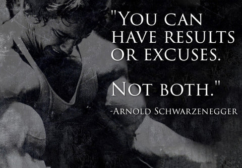 You Can Have Results Or Excuses Not Both - Arnold Schwarzenegger by Joel Jerry