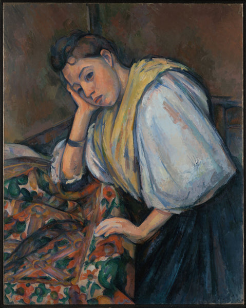 Young Italian Woman at a Table - Posters
