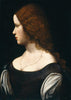 Young La Bella Principessa (Portrait Of A Young Lady) - Canvas Prints