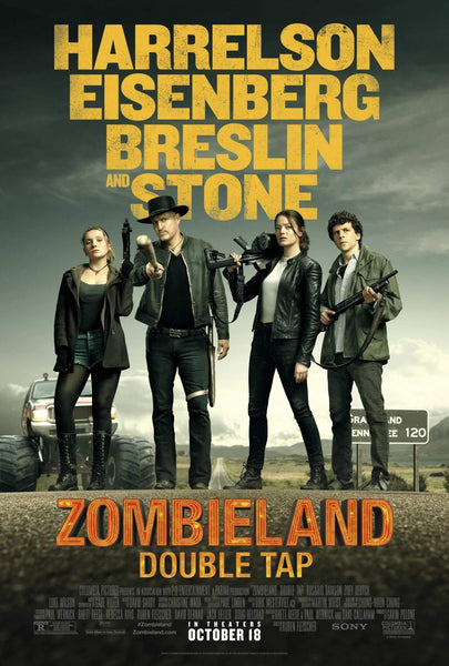 Zombieland Double Tap - Woody Harrelson - Hollywood Action Movie Poster - Posters