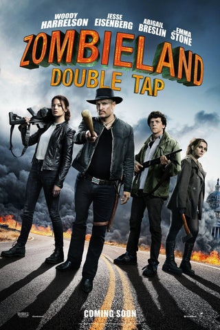 Zombieland Double Tap - Woody Harrelson Emma Stone - Hollywood Action Movie Poster - Life Size Posters by Kaiden Thompson