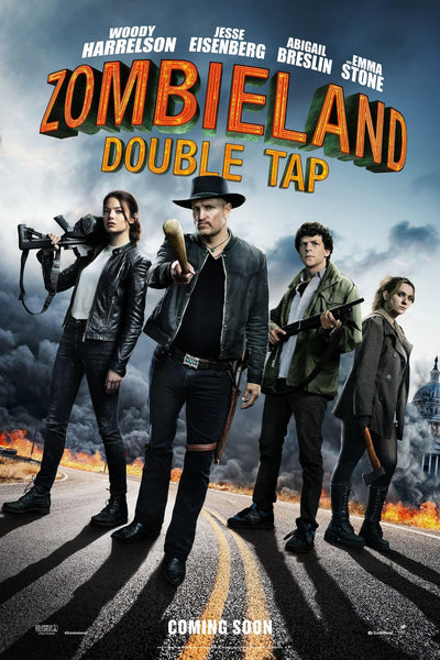 Zombieland Double Tap - Woody Harrelson Emma Stone - Hollywood Action Movie Poster - Posters