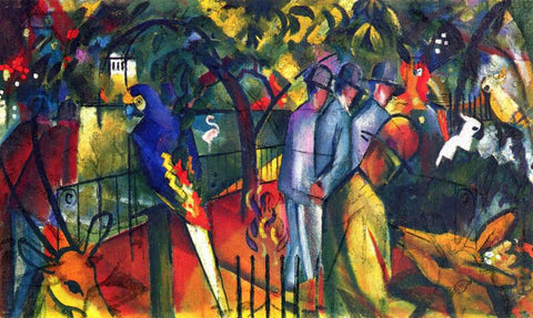 Zoologischer Garten I (Zoological Garden I), 1912 - Art Prints by August Macke