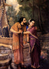 Arjuna and Subhadra - Framed Prints