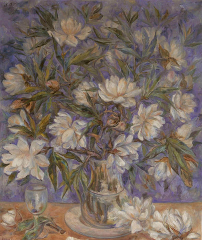 Still Life With Magnolias  - Canvas Prints