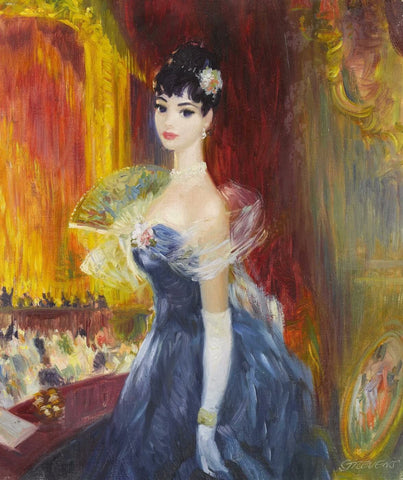 At the Opera by Frederic John Lloyd