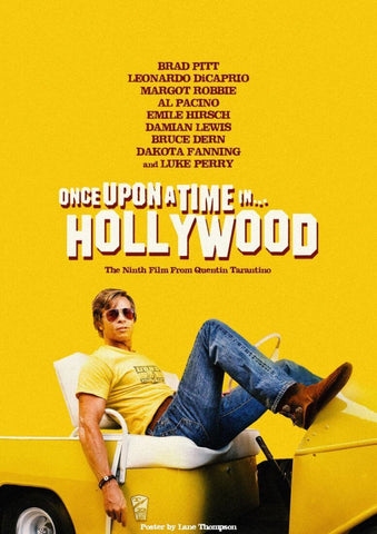 Once Upon a Time In Hollywood - Brad Pitt - Posters