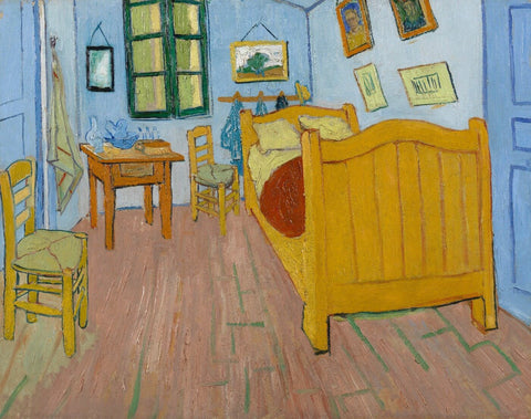 Bedroom in Arles - First Version - Posters by Vincent Van Gogh