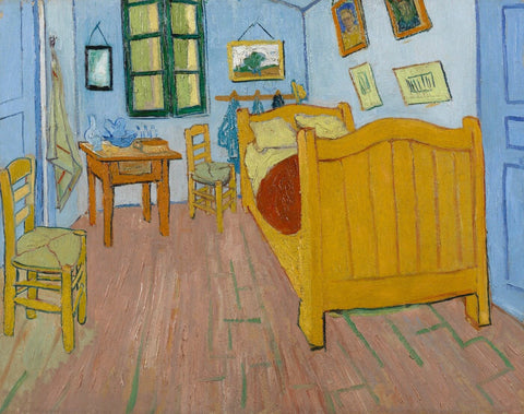 Bedroom in Arles - First Version by Vincent Van Gogh