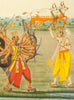 Indian Miniature Art - Kartavirya Arjuna - Framed Prints