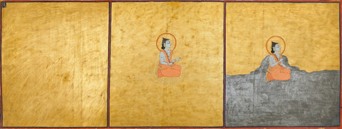 Three Aspects Of The Absolute From A Manuscript Of The Nath Charit, 1823 by Bulaki