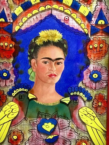 The Frame - (El marco) by Frida Kahlo - Framed Prints