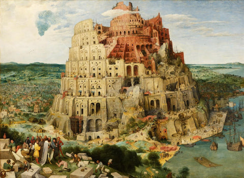 The Tower of Babel - Art Prints by Pieter Bruegel