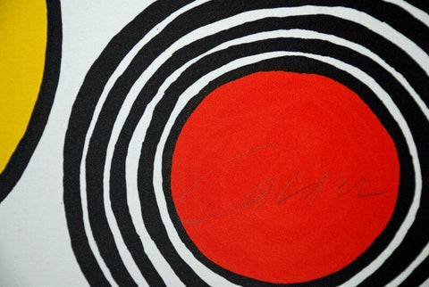 Composition Aux Cercles - Canvas Prints by Alexander Calder