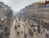 The Boulevard Montmartre On A Winter Morning - Canvas Prints