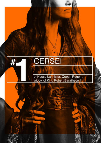 Art From Game Of Thrones - Cersei Lannister - Canvas Prints