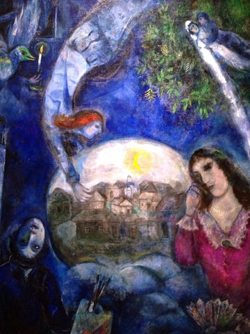 Around Her - Large Art Prints by Marc Chagall
