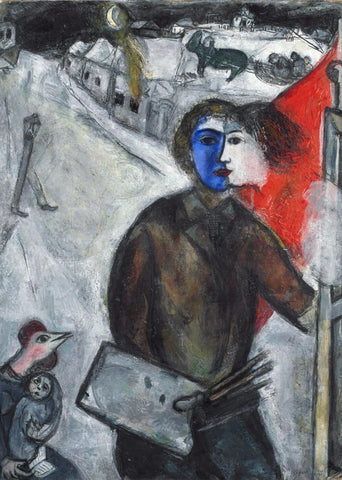Hour Between Wolf And Dog by Marc Chagall
