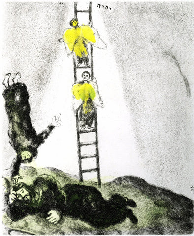 Jacobs Ladder by Marc Chagall