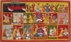 Indian Miniature Paintings - Pahari Paintings - The Brothers Prepare For Rama's Coronation - Life Size Posters