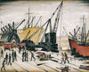 Cranes and Ships, Glasgow Docks - Framed Prints