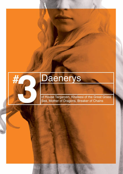 Art From Game Of Thrones - Daenerys Targaryen - Framed Prints