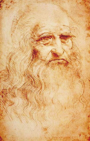 Leonardo da Vinci - Self Portrait - I - Life Size Posters