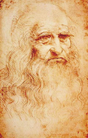 Leonardo da Vinci - Self Portrait - I by Leonardo da Vinci