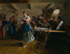 The Opening Dance, 1863 - Ferdinand Georg Waldmüller - Realism Painting - Canvas Prints