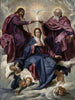 Coronacion de la Virgen - (Coronation of the Virgin) - Canvas Prints