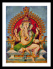 Set of 3 Ganesh Lakshmi Saraswati - Raja Ravi Varma  - Framed Posters - Small (10 x 18) inches each