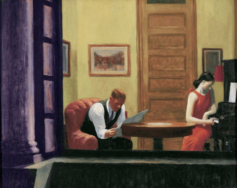 Room in New York - Life Size Posters by Edward Hopper