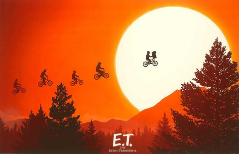E.T. The Extra-Terrestrial - Henry Thomas - Hollywood Science Fiction English Movie Poster - Canvas Prints
