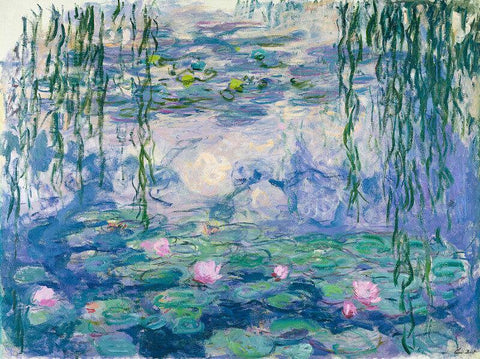 Water Lilies - Claude Monet - Framed Prints by Claude Monet