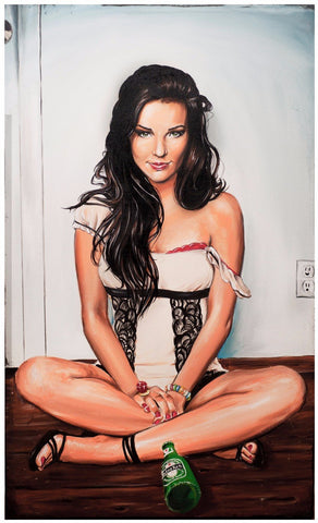 Spin That Heineken Bottle - Canvas Prints